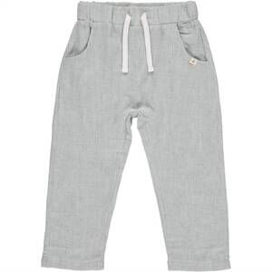 NEW ME & HENRY boy's bosun cotton pants in grey stripe